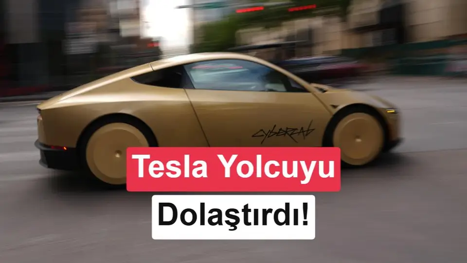 Tesla'nın otonom taksisi 10 dakikalık yolculuğu 70 dakikada tamamladı