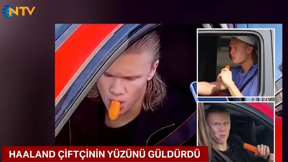 Haaland'ın havuç tüketimi Norveç'te satışları iki katına çıkardı