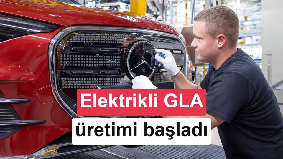 Mercedes-Benz, tamamen elektrikli yeni GLA modelininin seri üretimini Almanya'da başlattı