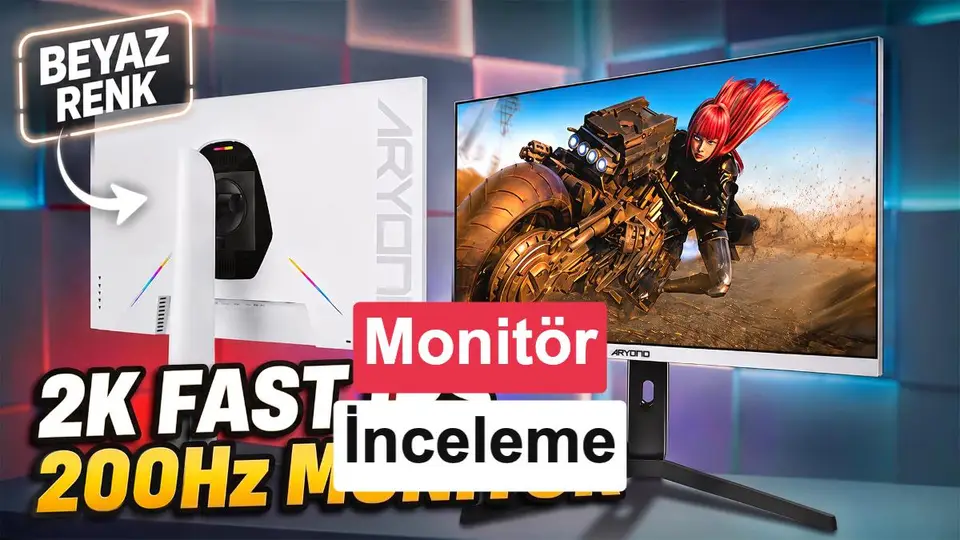 2K Fast IPS 200Hz Monitör | Monster Aryond A27F V1 İnceleme