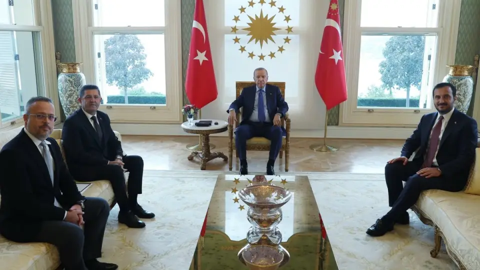 Başkan Erdoğan, Çekmeköy Belediye Başkanı Orhan Çerkez'i Kabul Etti