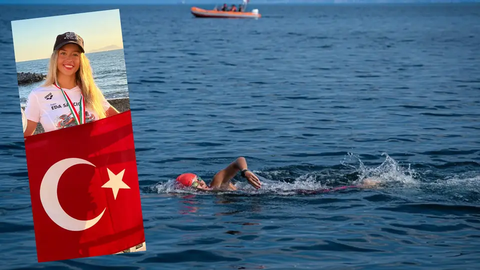 Eda Savcıgil, Catalina Kanalı'nda İki Rekor Kırdı