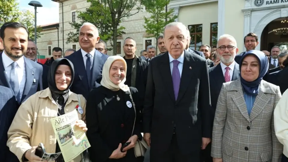 Erdoğan Rami Kütüphanesi'ndeki AileFest'e katıldı