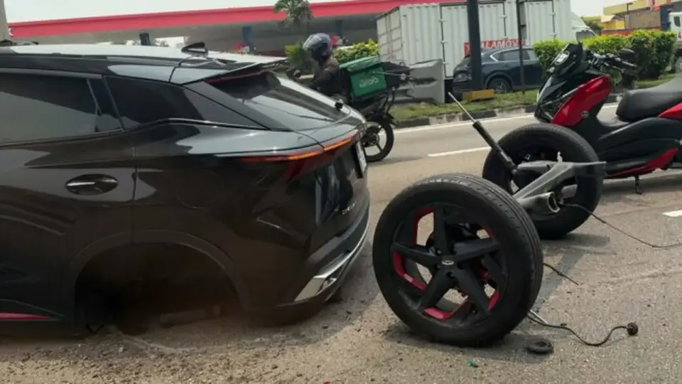 Chery OMODA 5 Arka Aks Kırılması Malezya'da gündemde