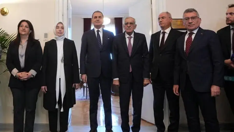 AK Parti ve DEM Parti heyetleri, siyasi diyalog için bir araya geldi