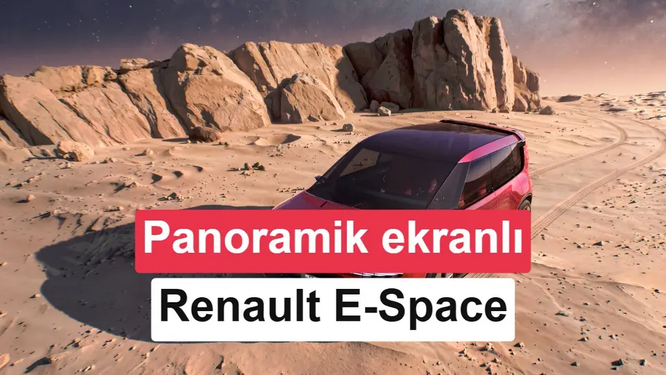 Renault E-Space konseptiyle panoramik ekran ve dönebilen koltuklar sunuyor
