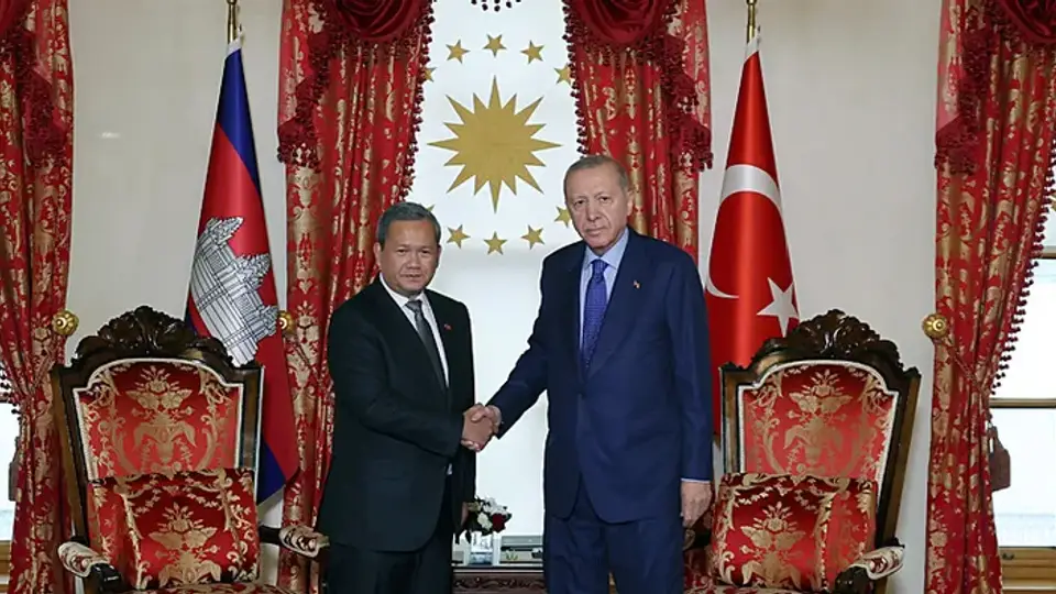 Başkan Erdoğan, Kamboçya Başbakanı Manet'i kabul etti
