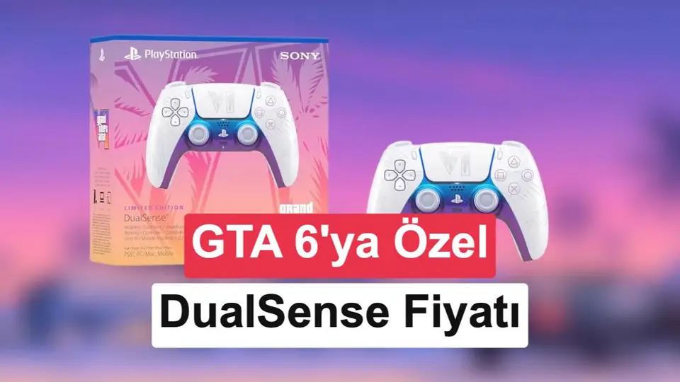 GTA 6 temalı PS5 DualSense kontrolcüsünün Türkiye fiyatı 7.499 TL