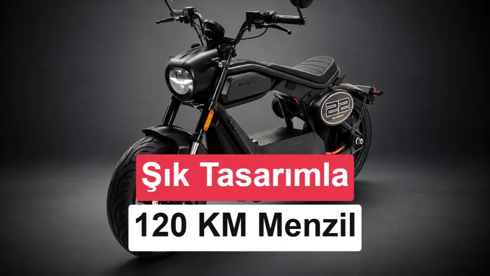 120 km menzilli Coopop Bobber elektrikli motosiklet Avrupa'da