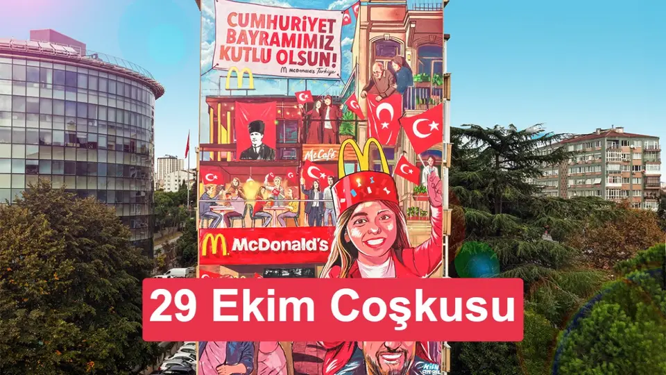 McDonald’s Türkiye, Cumhuriyet’in 103. Yılını Görsel ve Etkinliklerle Kutluyor
