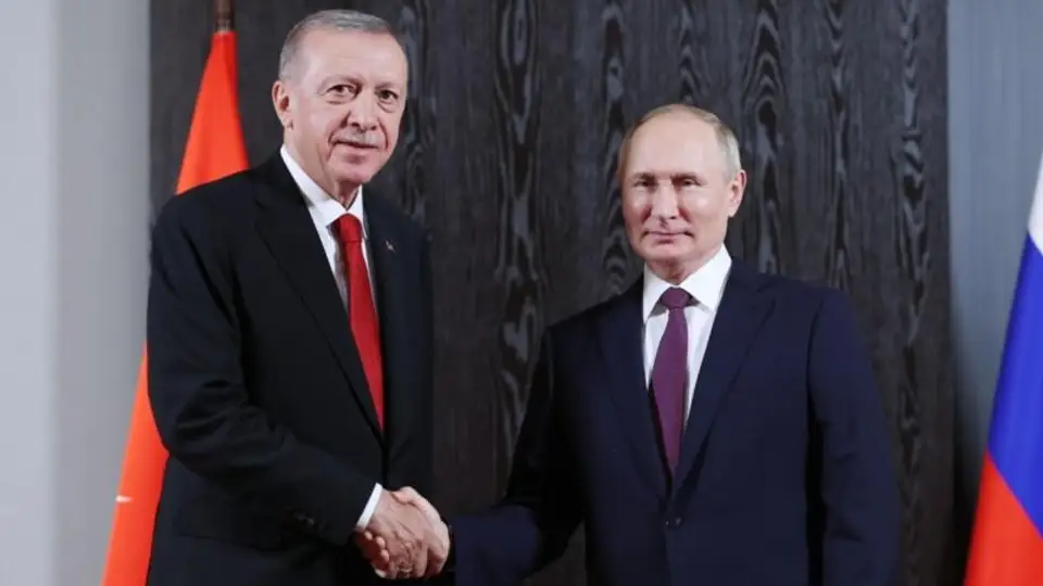 Cumhurbaşkanı Erdoğan Putin ile Görüştü