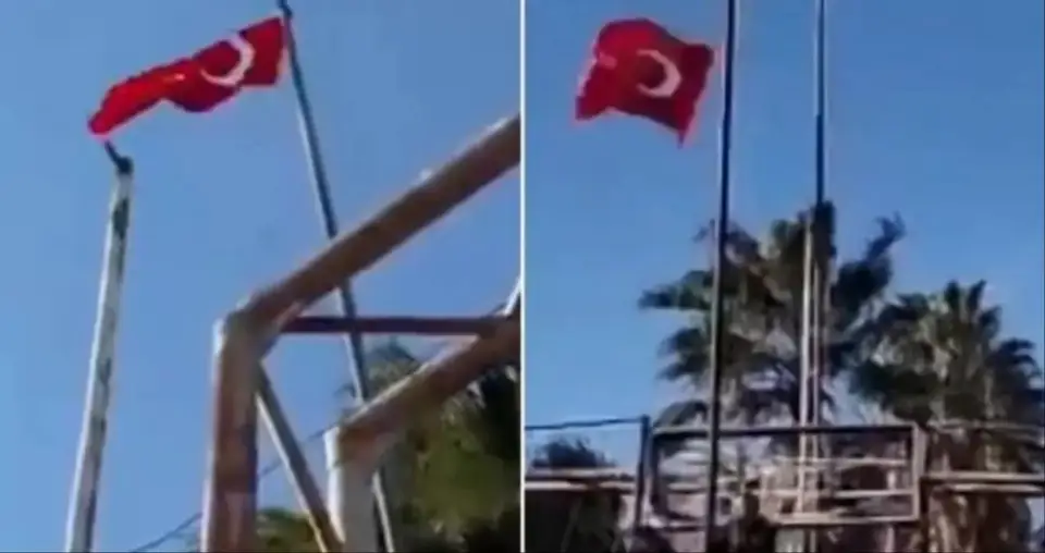 Nusaybin'de DEM Parti Grup Toplantısı Sonrası Türk Bayrağı Provokasyonu