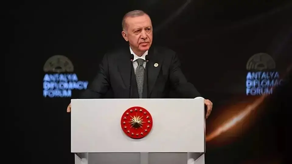 Cumhurbaşkanı Erdoğan Antalya Diplomasi Forumu'nda Konuşuyor