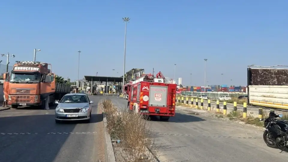 Mersin Limanı'nda kimyasal sızıntı: 35 kişi hastaneye kaldırıldı