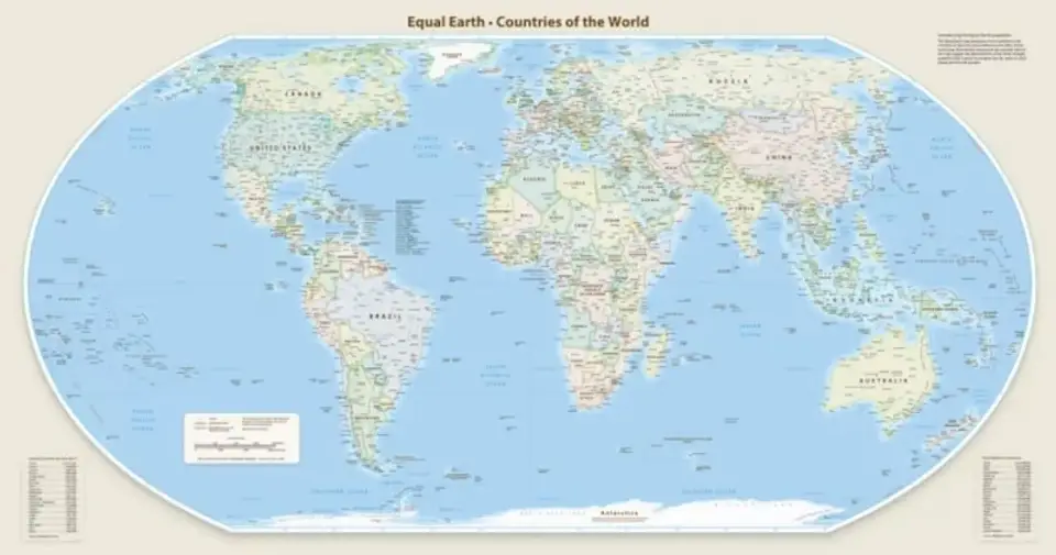 MERCATOR YERİNE EQUAL EARTH