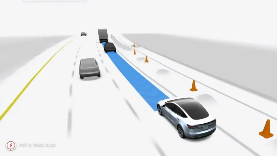 Tesla Otomatik Çarpışma Kaçınma Özelliğini Devreye Aldı — Full Self-Driving Supervised, Tesla güvenlik özellikleri, manuel sürüş güvenliği, Tesla acil durum frenleme