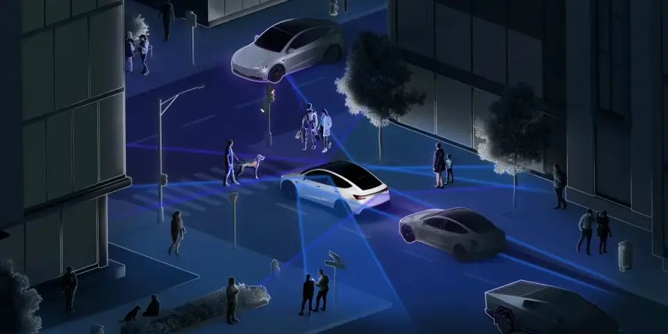 Tesla Otomatik Çarpışma Kaçınma Özelliğini Devreye Aldı — Full Self-Driving Supervised, Tesla güvenlik özellikleri, manuel sürüş güvenliği, Tesla acil durum frenleme