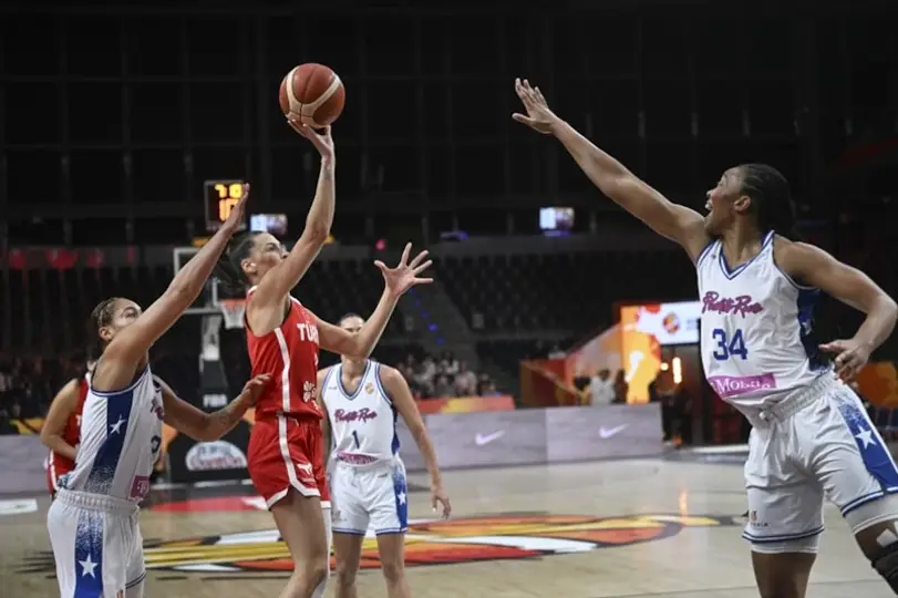A Milli Kadın Basketbol Takımı, Porto Riko'ya mağlup oldu
