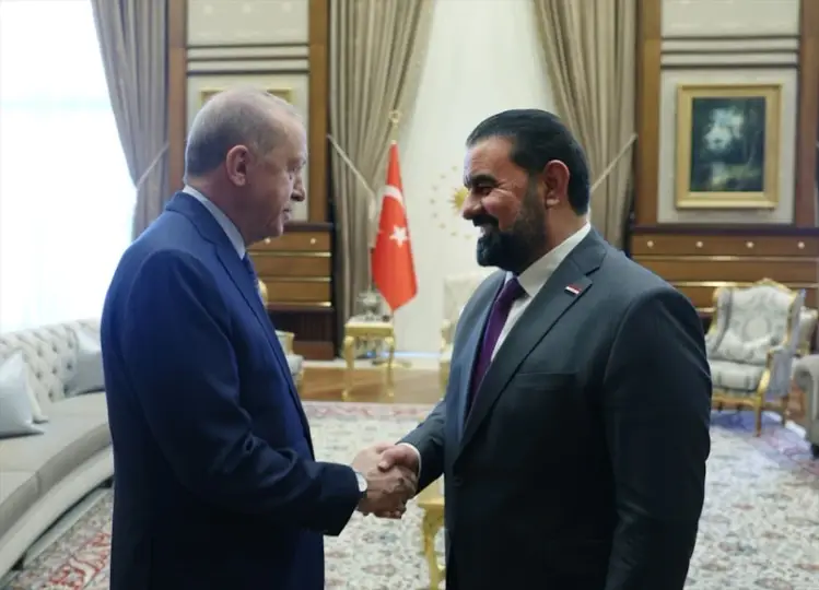 IRAK TEMSİLCİLER MECLİSİ BAŞKANI'NI KABUL ETTİ