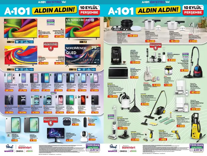 10 Eylül A101 Ekstra teknoloji