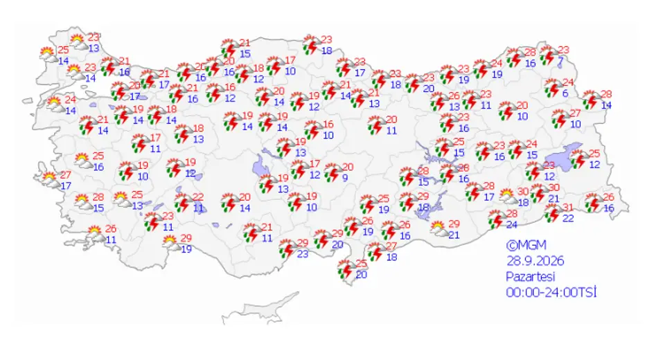 Balkanlar üzerinden soğuk hava geliyor: Sıcaklıklar 4-5 derece düşecek