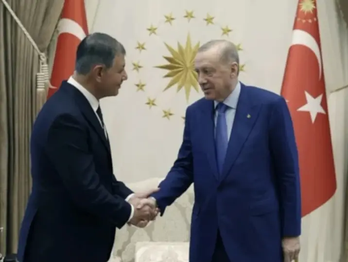 CUMHURBAŞKANI ERDOĞAN İLE GÖRÜŞTÜ