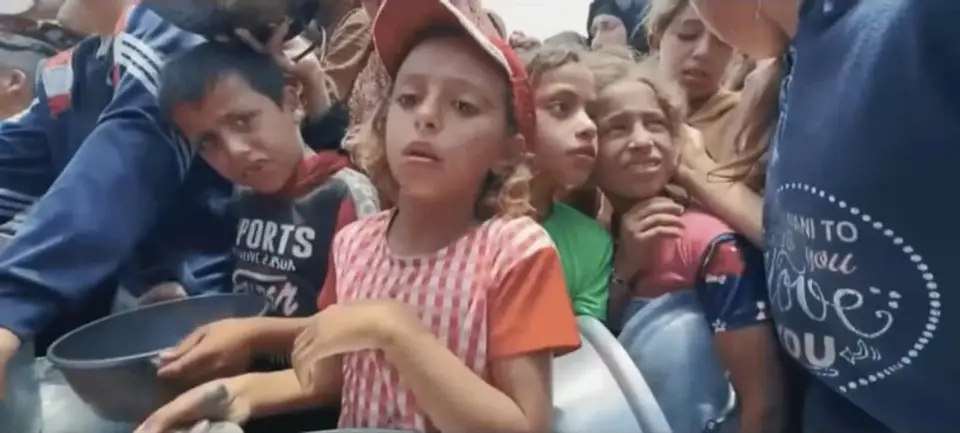 GAZZE'Yİ ANAN VİDEO PAYLAŞTI