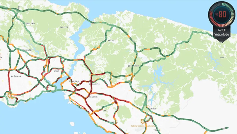 İSTANBUL'DA TRAFİK YOĞUNLUĞU