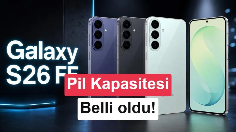 Galaxy S26 FE'nin bataryası S25 FE ile aynı olacak
