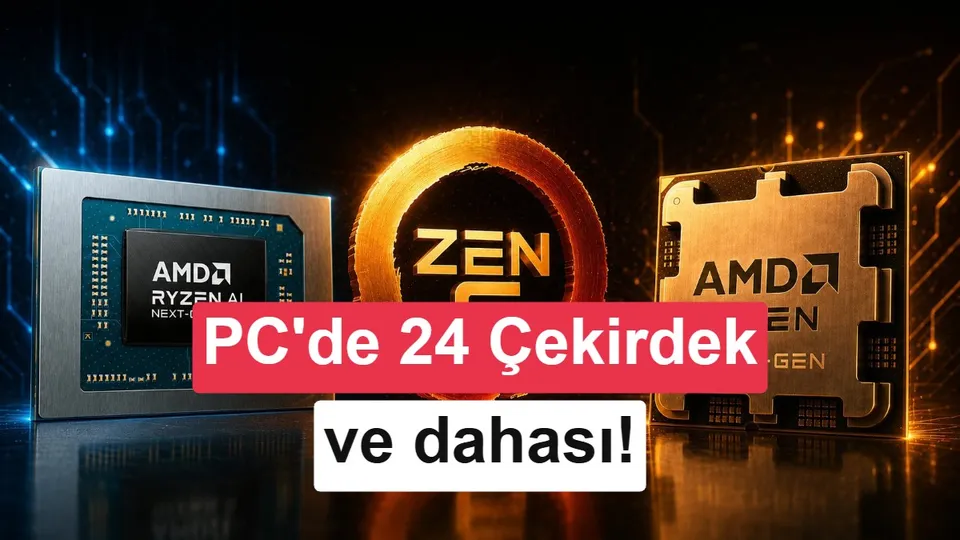 AMD Zen 6 İşlemcileri Resmen Doğrulandı: 24 Çekirdek ve Yeni Mimari Detayları