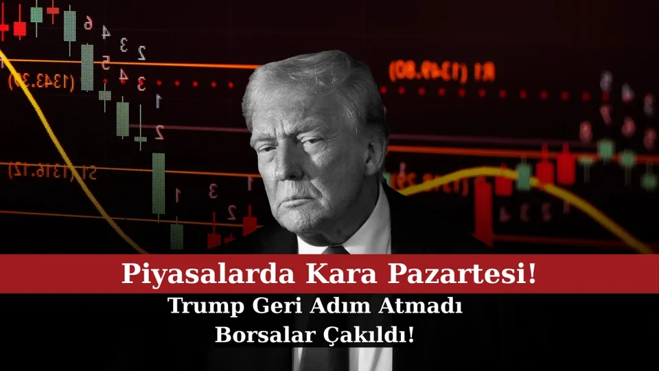 Piyasalarda Kara Pazartesi: Trump'ın Tutumu Borsada Sert Düşüş Getirdi!