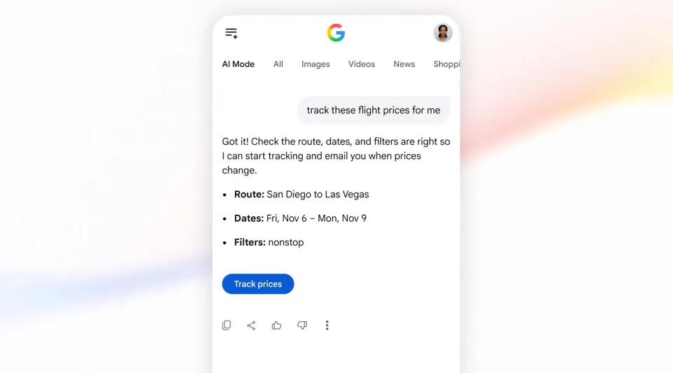 Google AI Modu’na uçuş fiyatı takibi ve otel rezervasyonu geldi