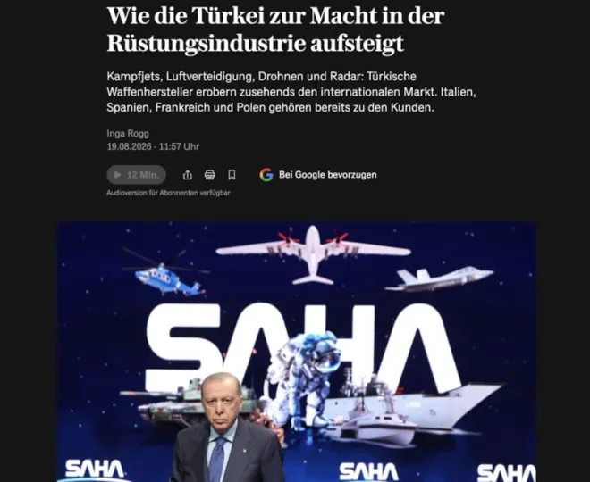 "TÜRKİYE, DÜNYANIN EN BÜYÜK 11'İNCİ SİLAH İHRACATÇISI"